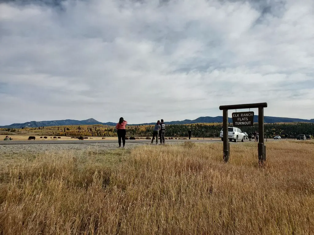 Elk Ranch Flats parking lot