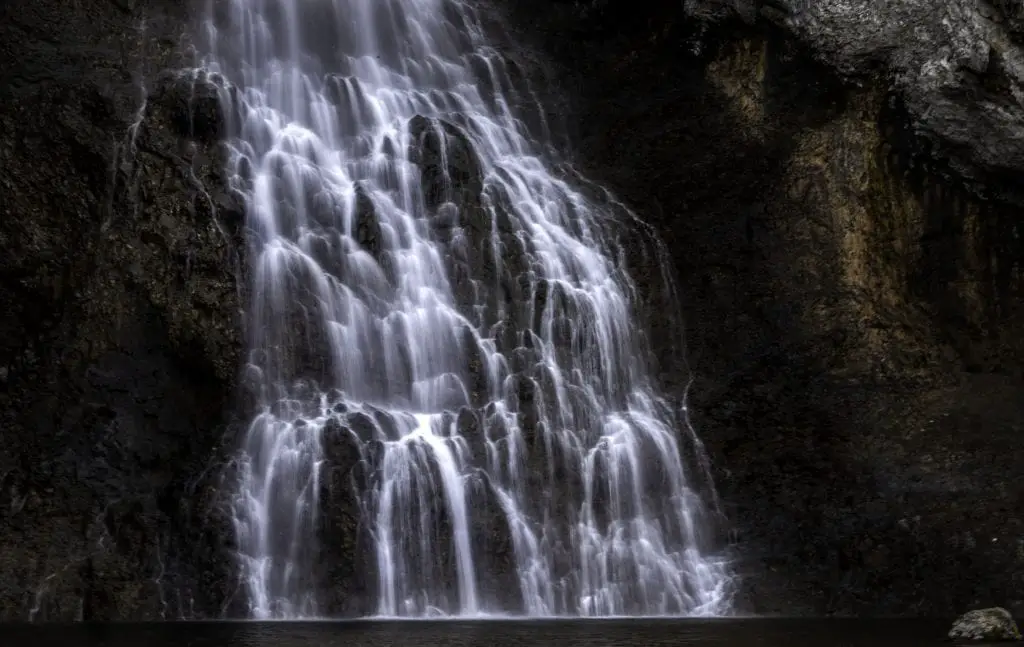 Fairy Falls in Yellowstone