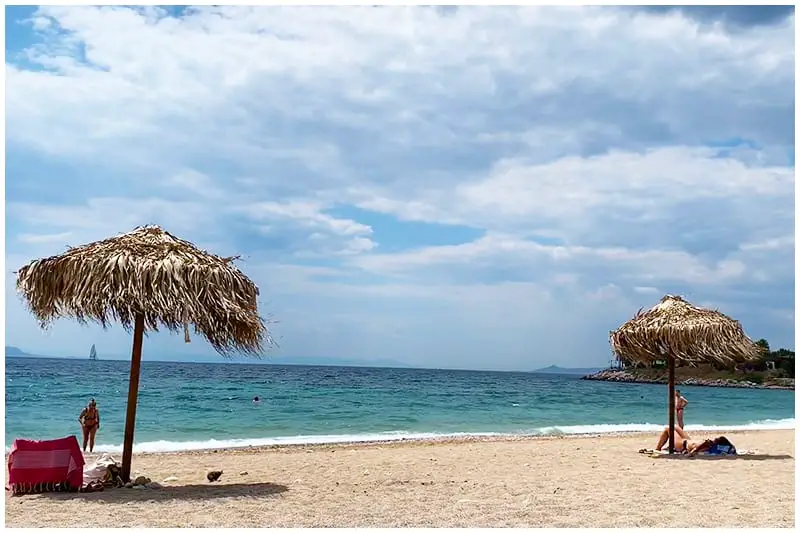 Glyfada Beach in Athens, Greece