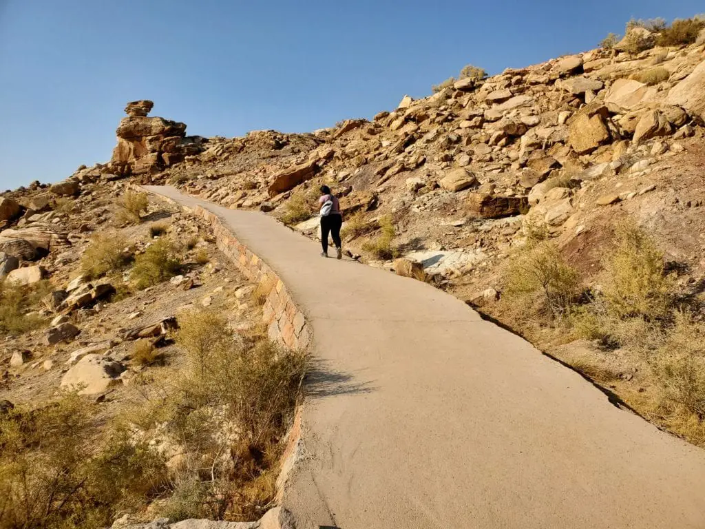 Delicate Arch Hiking Trail in Arches National Park