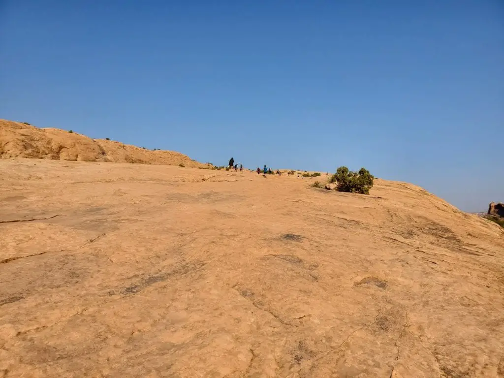 Delicate Arch Hiking Trail in Arches National Park