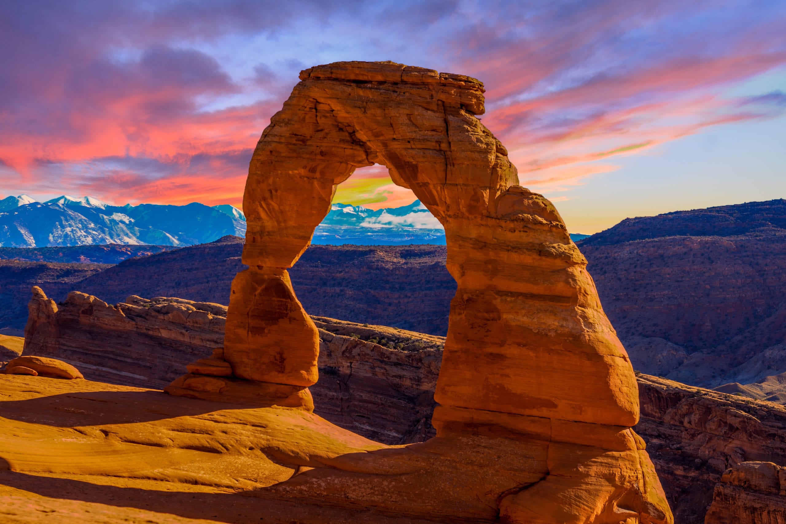 Arches National Park Delicate Arch Sunset Arches National Park Delicate Arch Sunset
