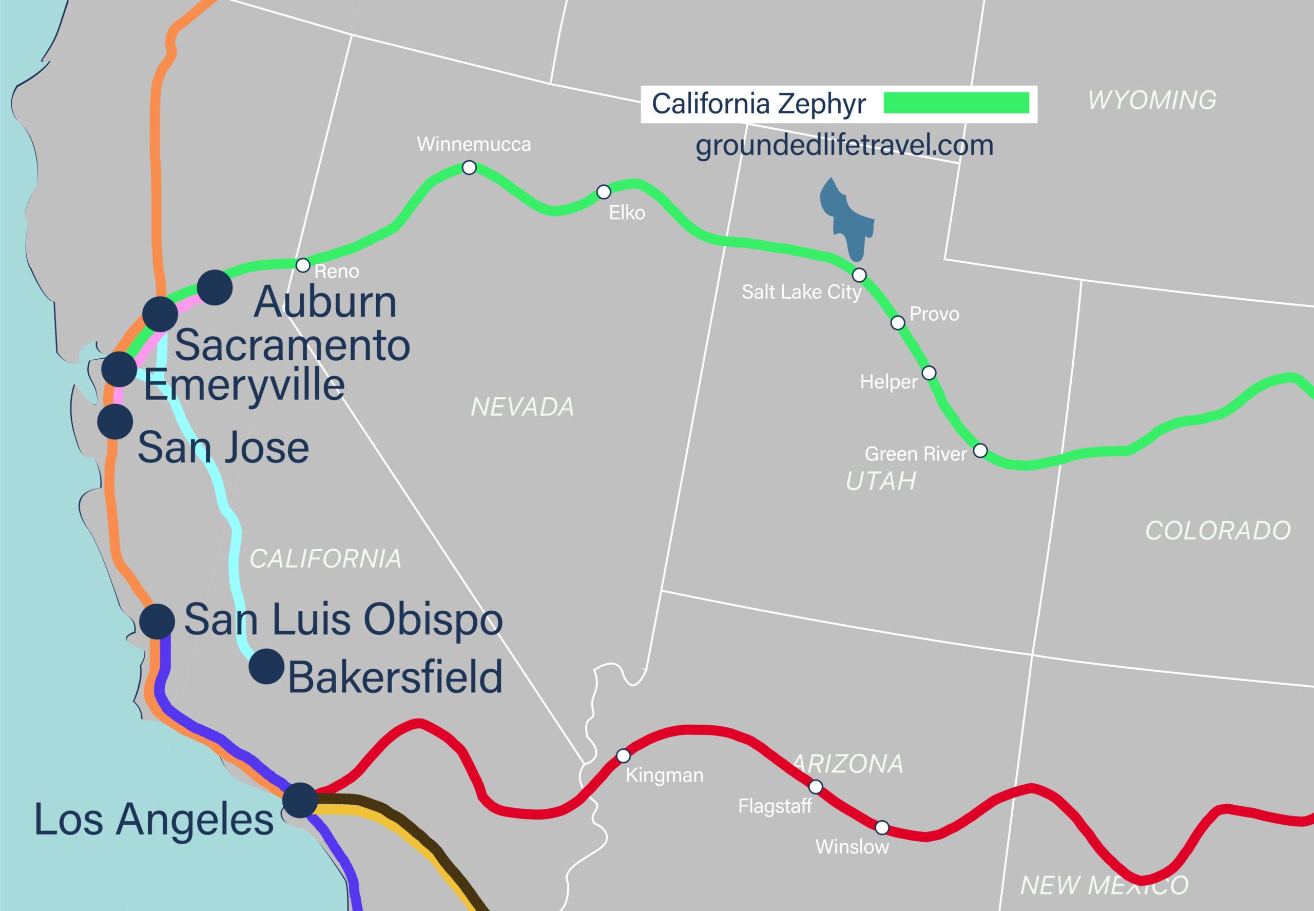 Amtrak Train Status Map