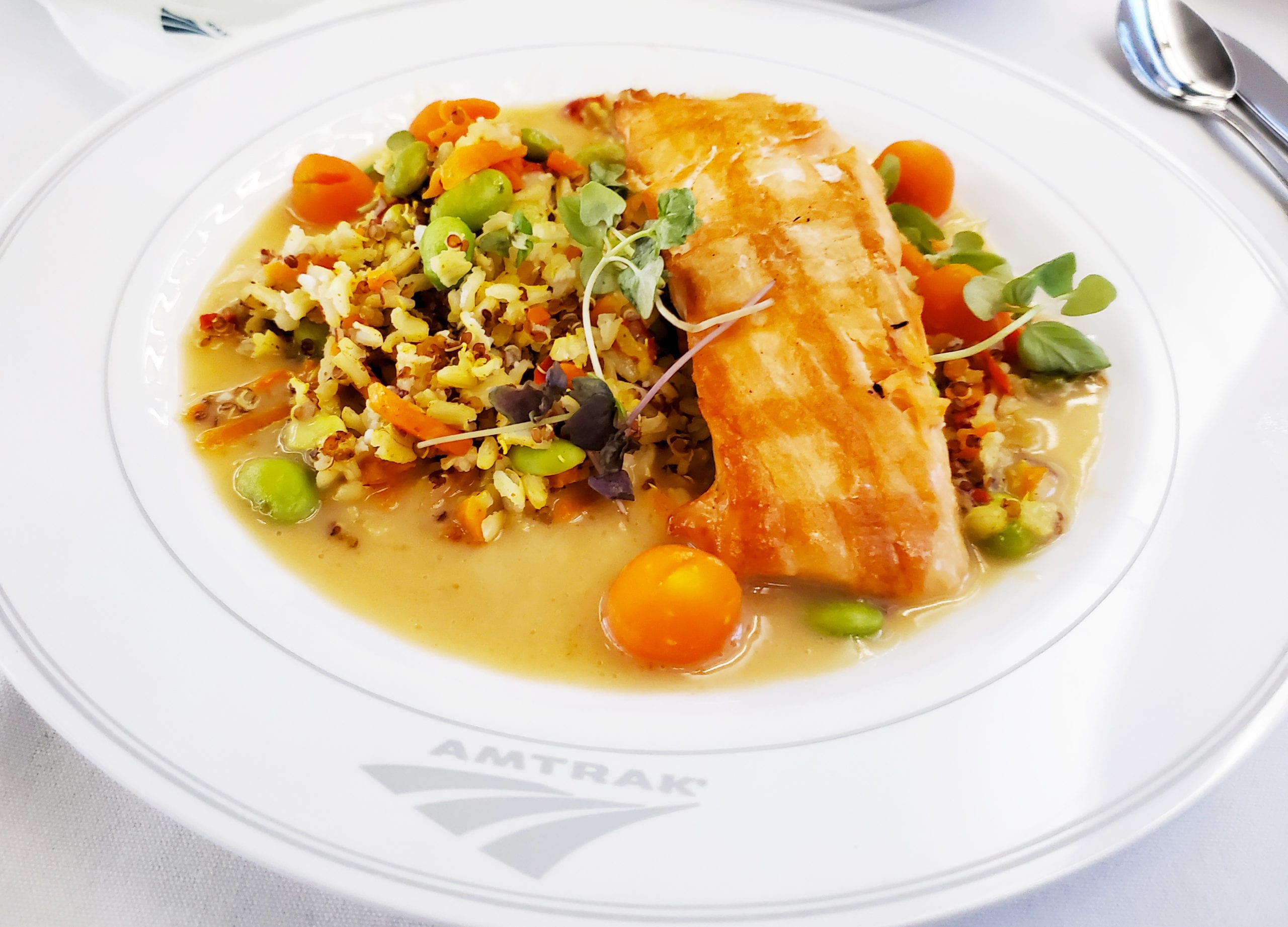 Amtrak Traditional Dining Menu and Guide Grounded Life Travel