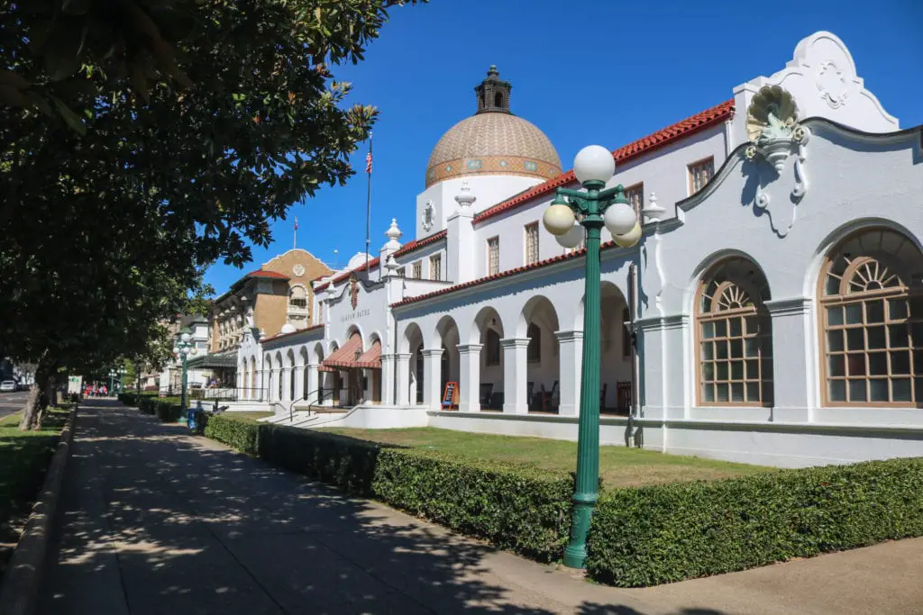 Bathhouse Row in Hot Springs National Park