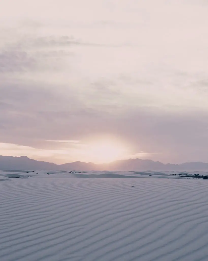 Visiting White Sands National Park in March