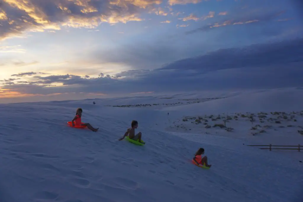 Guide To Sledding At White Sands National Park