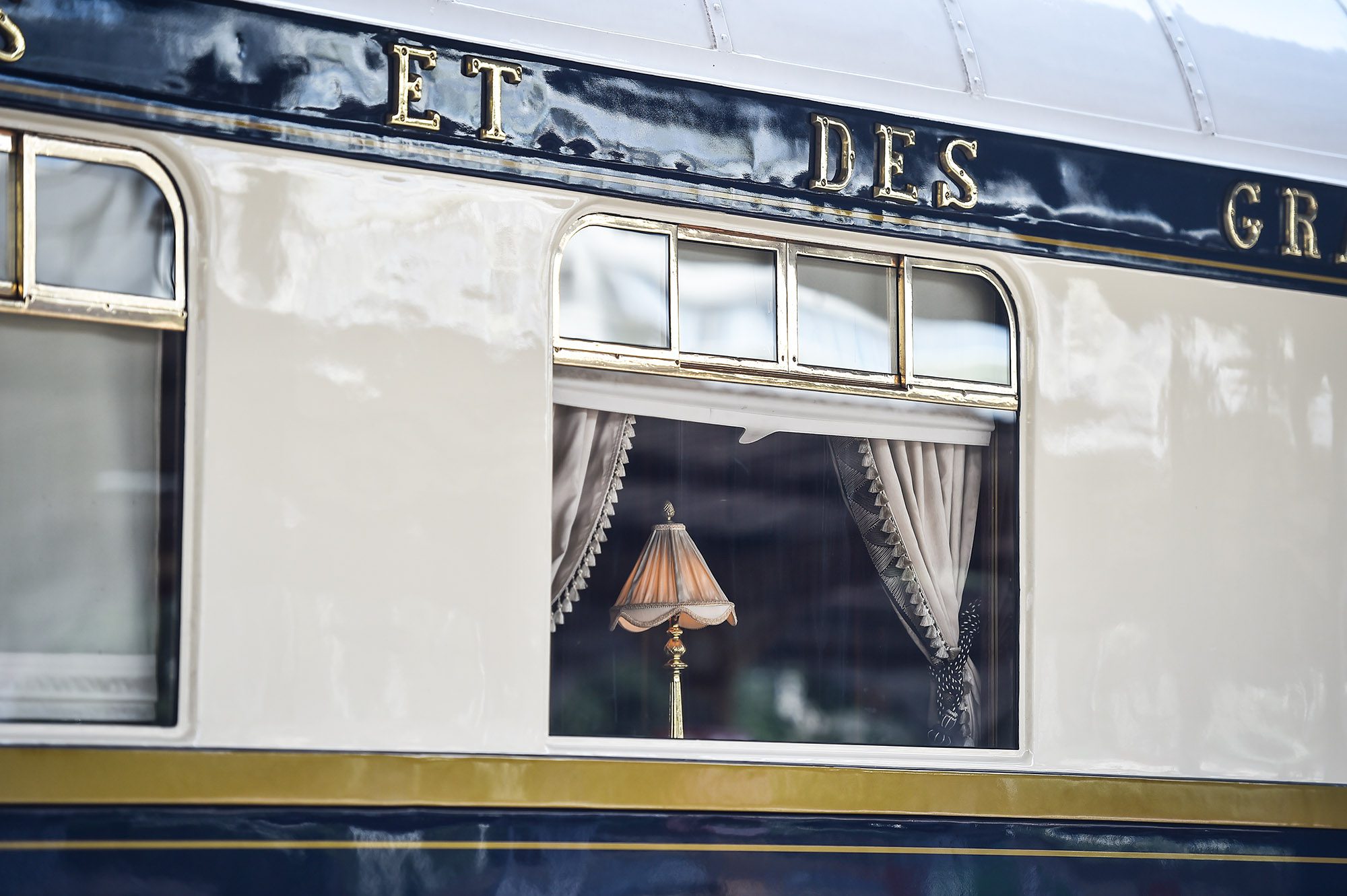 The Orient Express train returning to Croatia